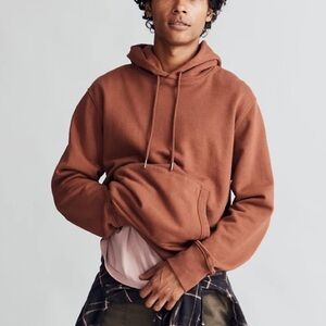 Madewell Antique Plum Hoodie with Front Pocket